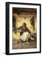 Albanian Sentinel Resting-Paul Jovanovic-Framed Giclee Print