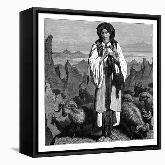 Albanian Shepherdess, C1890-null-Framed Stretched Canvas