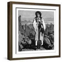 Albanian Shepherdess, C1890-null-Framed Giclee Print