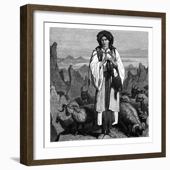 Albanian Shepherdess, C1890-null-Framed Giclee Print