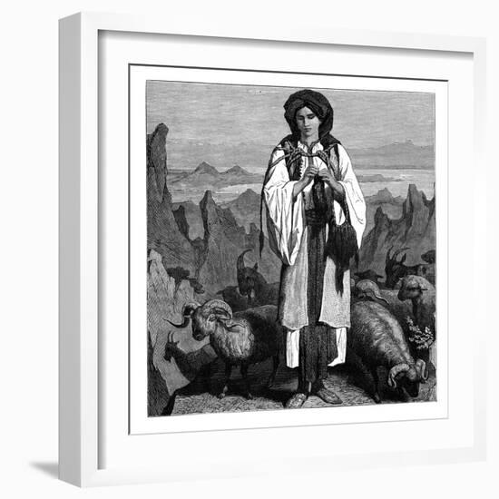 Albanian Shepherdess, C1890-null-Framed Giclee Print