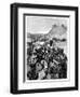 Albanians from Scutari Cross the Boyana to Occupy Dulcigno, 1880-Richard Caton Woodville II-Framed Giclee Print