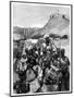 Albanians from Scutari Cross the Boyana to Occupy Dulcigno, 1880-Richard Caton Woodville II-Mounted Giclee Print