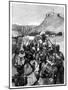 Albanians from Scutari Cross the Boyana to Occupy Dulcigno, 1880-Richard Caton Woodville II-Mounted Giclee Print