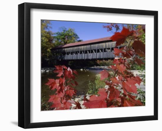 Albany Bridge Albany New Hampshire USA-null-Framed Photographic Print