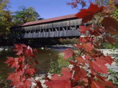 'Albany Bridge Albany New Hampshire USA' Photographic Print