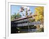 Albany Covered Bridge Over Swift River, Kangamagus Highway, New Hampshire, USA-Fraser Hall-Framed Photographic Print