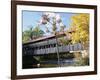 Albany Covered Bridge Over Swift River, Kangamagus Highway, New Hampshire, USA-Fraser Hall-Framed Photographic Print