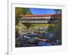 Albany Covered Bridge Over Swift River, White Mountain National Forest, New Hampshire, USA-Adam Jones-Framed Photographic Print