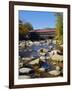 Albany Covered Bridge, Swift River, Kangamagus Highway, New Hampshire, USA-Fraser Hall-Framed Photographic Print