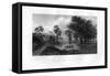 Albany from Van-Unsselaens Island, New York State, 1855-null-Framed Stretched Canvas