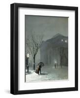 Albany in the Snow, 1871-Walter Launt Palmer-Framed Giclee Print