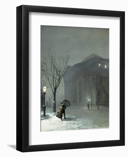 Albany in the Snow, 1871-Walter Launt Palmer-Framed Giclee Print