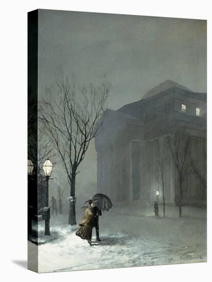 Albany in the Snow, 1871-Walter Launt Palmer-Stretched Canvas