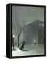 Albany in the Snow-Walter Launt Palmer-Framed Stretched Canvas