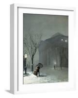 Albany in the Snow-Walter Launt Palmer-Framed Giclee Print