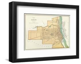 Albany, New York, c.1895-Joseph Rudolf Bien-Framed Art Print