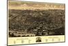 Albany, New York - Panoramic Map-Lantern Press-Mounted Art Print