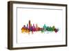 Albany New York Skyline-Michael Tompsett-Framed Art Print