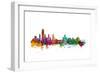 Albany New York Skyline-Michael Tompsett-Framed Art Print