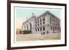 Albany Train Station-null-Framed Art Print