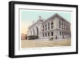 Albany Train Station-null-Framed Art Print