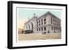 Albany Train Station-null-Framed Premium Giclee Print