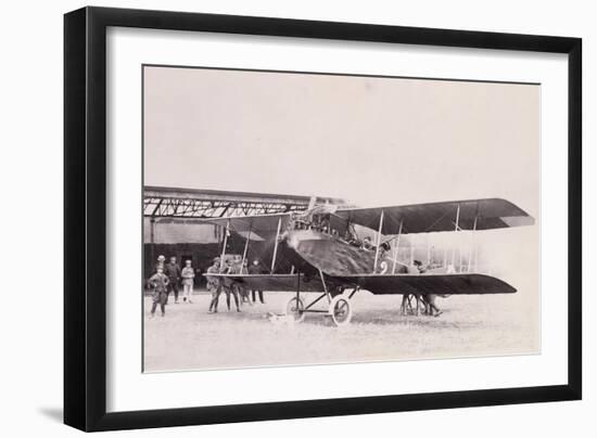 Albatros, a Bulgarian Military Aircraft, 1912-13-null-Framed Giclee Print