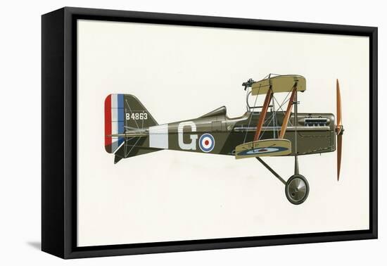 Albatros C III-English School-Framed Stretched Canvas