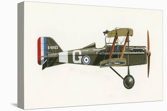 Albatros C III-English School-Stretched Canvas