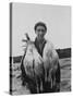 Albatross Killed for Food by Tristan Da Cunha Islander-Carl Mydans-Stretched Canvas