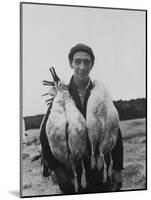 Albatross Killed for Food by Tristan Da Cunha Islander-Carl Mydans-Mounted Photographic Print