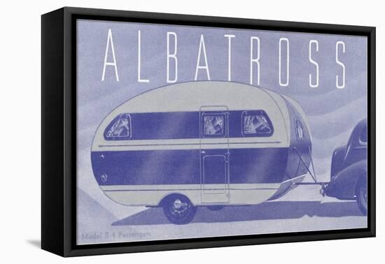 Albatross Travel Trailer-null-Framed Stretched Canvas