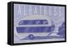 Albatross Travel Trailer-null-Framed Stretched Canvas