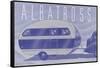 Albatross Travel Trailer-null-Framed Stretched Canvas