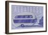 Albatross Travel Trailer-null-Framed Art Print