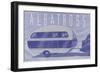 Albatross Travel Trailer-null-Framed Art Print