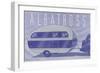 Albatross Travel Trailer-null-Framed Art Print