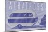 Albatross Travel Trailer-null-Mounted Art Print