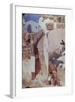 Albayzin in Granada, by Joaquin Sorolla Y Bastida-null-Framed Giclee Print