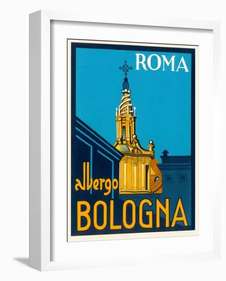 Albergo Bologna, Roma-null-Framed Art Print