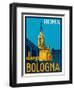 Albergo Bologna, Roma-Found Image Press-Framed Giclee Print