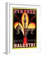 Albergo Pensione Balestri, Firenze-null-Framed Art Print