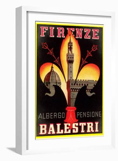 Albergo Pensione Balestri, Firenze-null-Framed Art Print