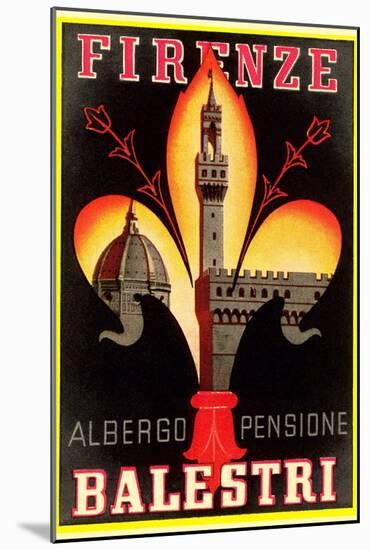 Albergo Pensione Balestri, Firenze-null-Mounted Art Print