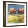 Alberi nel prato-Luigi Florio-Framed Art Print