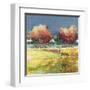 Alberi nel prato-Luigi Florio-Framed Art Print