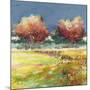 Alberi nel prato-Luigi Florio-Mounted Art Print