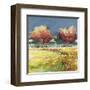 Alberi nel prato-Luigi Florio-Framed Art Print