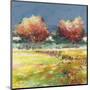 Alberi nel prato-Luigi Florio-Mounted Art Print